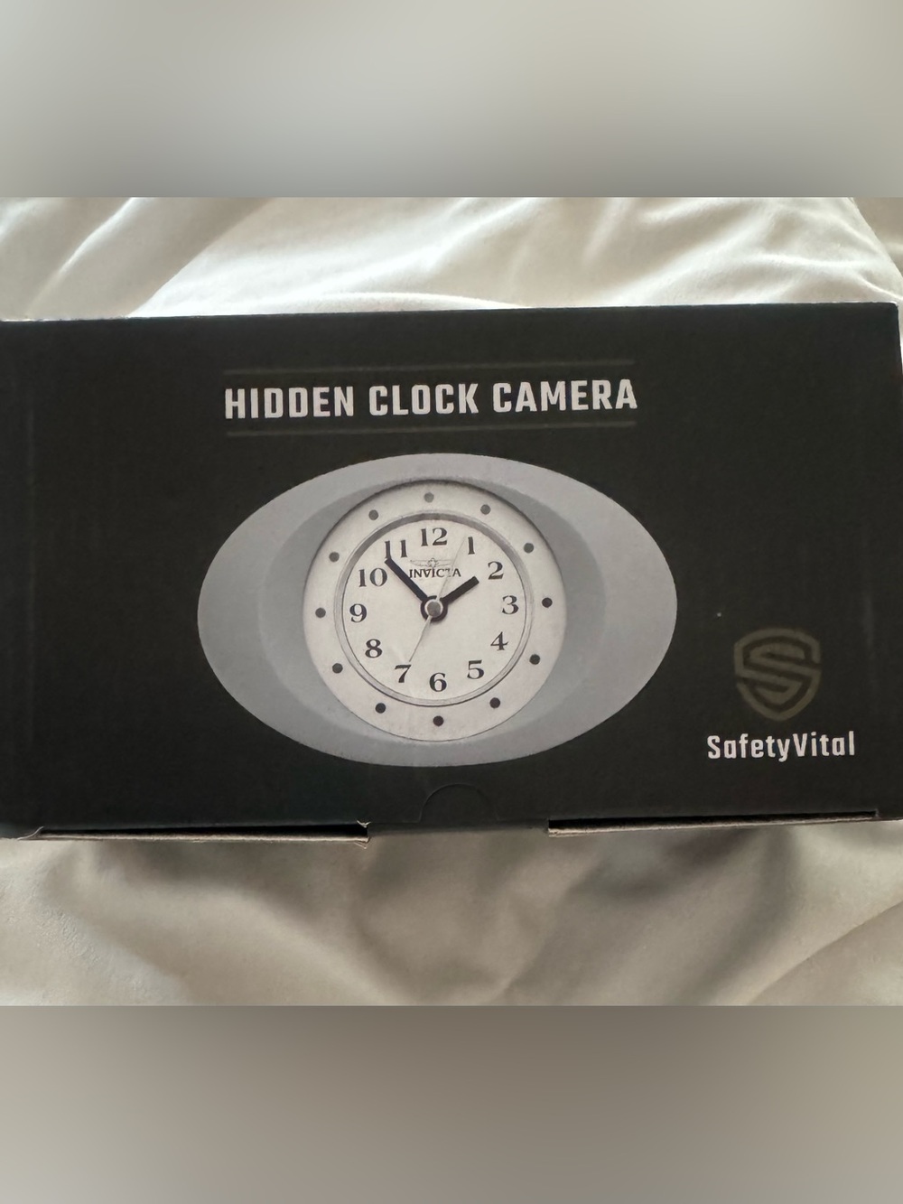 NEW SafetyVital Hidden Clock Camera
